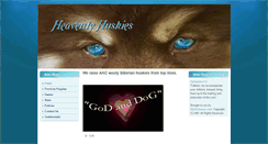 Desktop Screenshot of heavenlyhuskies7.com